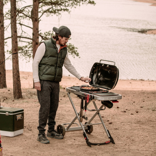 Weber Traveler гриль газовый портативный, черный