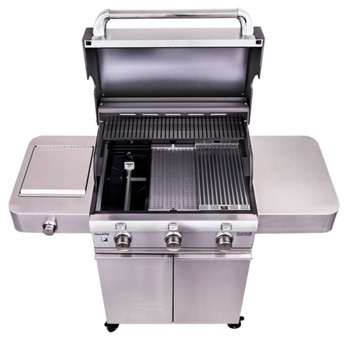 Char-Broil Platinum 3-х горелочный, газовый гриль, нержавеющая сталь