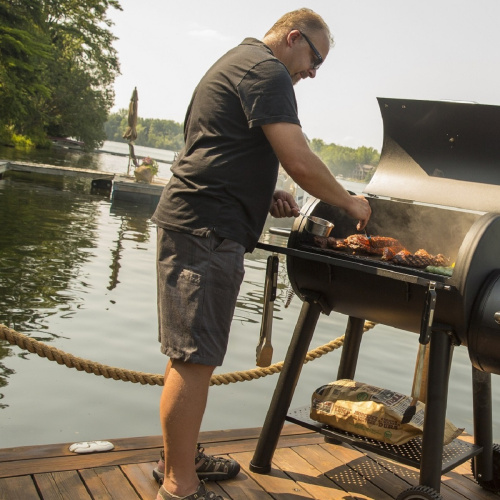 Broil King SMOKE® OFFSET 400 угольный гриль коптильня