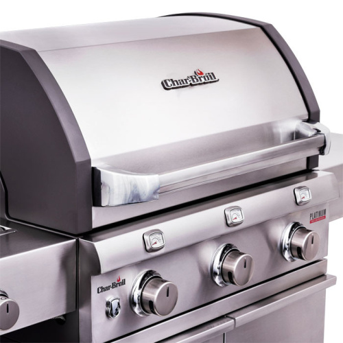 Char-Broil Platinum 3-х горелочный, газовый гриль, нержавеющая сталь