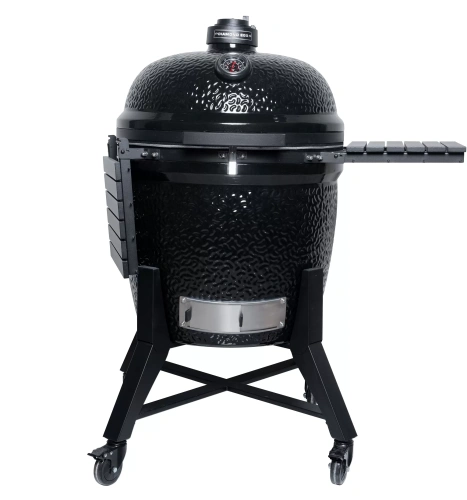 DIAMOND EGG DREAM Керамический гриль со столиками и ножками, 71,5 см, черный (DEEP BLACK)