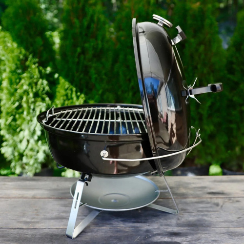 Slow ‘N Sear Travel Kettle Угольный гриль 47 см, чёрный