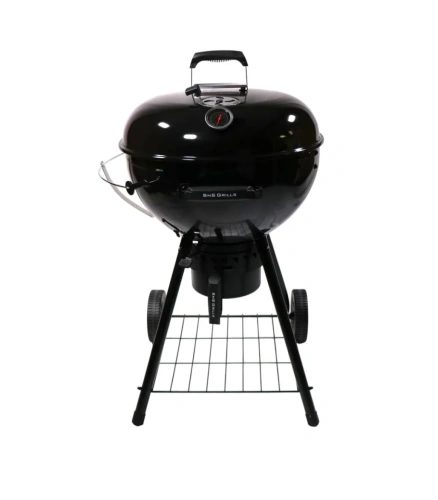 Slow ‘N Sear Kettle Black Edition Угольный гриль 57 см, чёрный (с корзиной SNS Deluxe) 