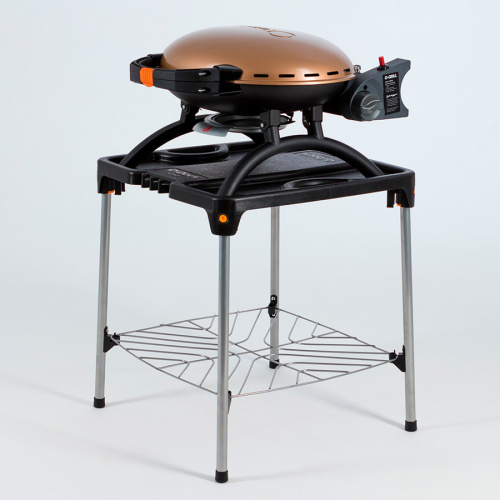 Pro Iroda O-GRILL 500M bicolor гриль газовый переносной, черный-золотой + адаптер А