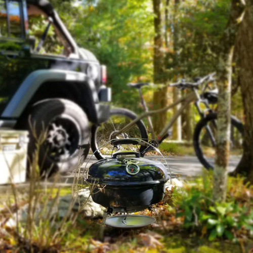 Slow ‘N Sear Travel Kettle Угольный гриль 47 см, чёрный