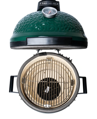 DIAMOND EGG SMART Керамический гриль, 41 см, зеленый (Green Sapphire)