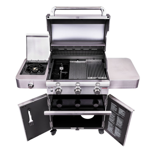 Char-Broil Platinum 3-х горелочный, газовый гриль, нержавеющая сталь