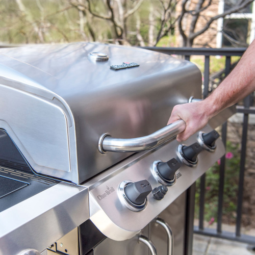 Char-Broil Performance 4SB 4х горелочный газовый гриль нержавеющая сталь