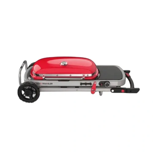 Weber Traveler гриль газовый портативный, красный