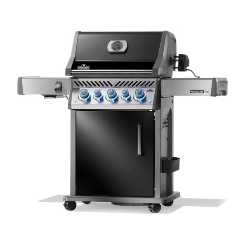 Napoleon Rogue PRO-S 425 газовый гриль, черный (с ИК горелкой 3/3, задней горелкой и вертелом в комплекте) NEW 2025