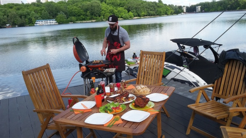 Pro Iroda O-GRILL 800T гриль газовый переносной черный + адаптер А