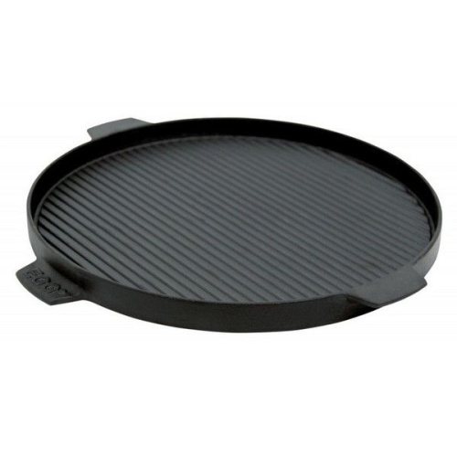 Big Green Egg Сковорода чугунная планча, двусторонняя XXL/XL/L/M D360мм