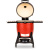 Kamado Joe Big Joe III Red Керамический гриль размер XL