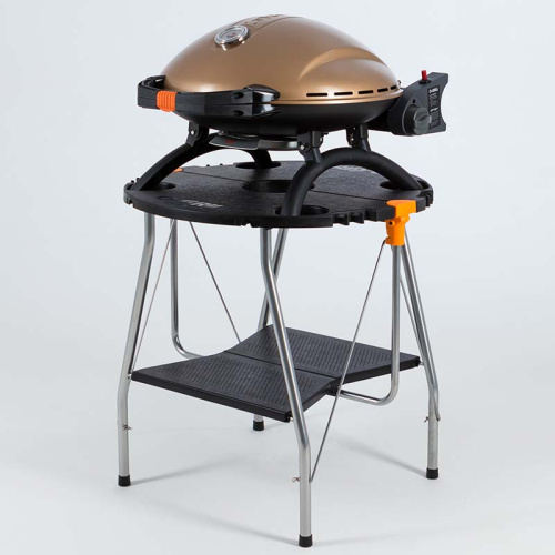 Pro Iroda O-GRILL 900MT bicolor гриль газовый переносной, черный-золотой + адаптер А