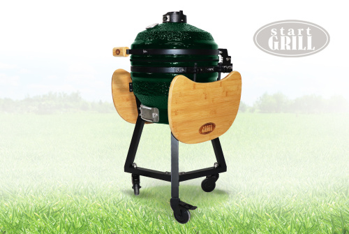 Start Grill PRO Керамический гриль, 40 см (16 дюймов), зеленый