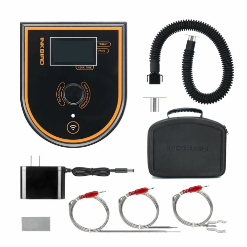 InkBird ISC007-BW Портативный Bluetooth+WiFi термометр-контроллер с 4-мя щупами
