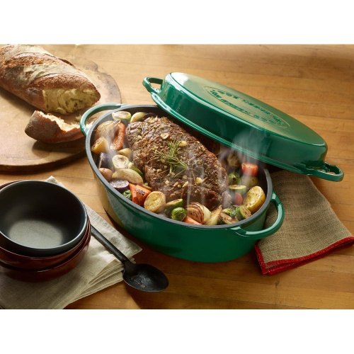 Big Green Egg Голландская духовка (Жаровня) чугунная круглая 4 л